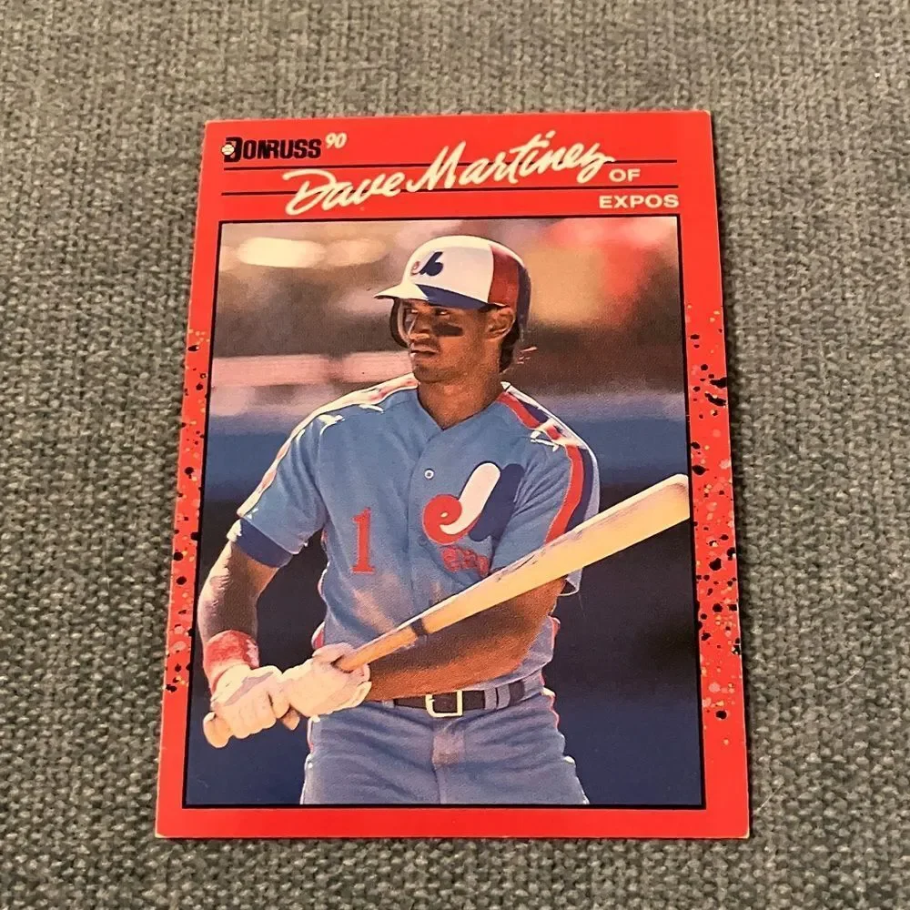 1990 Donruss Montreal Expos Baseball Card Trading Card